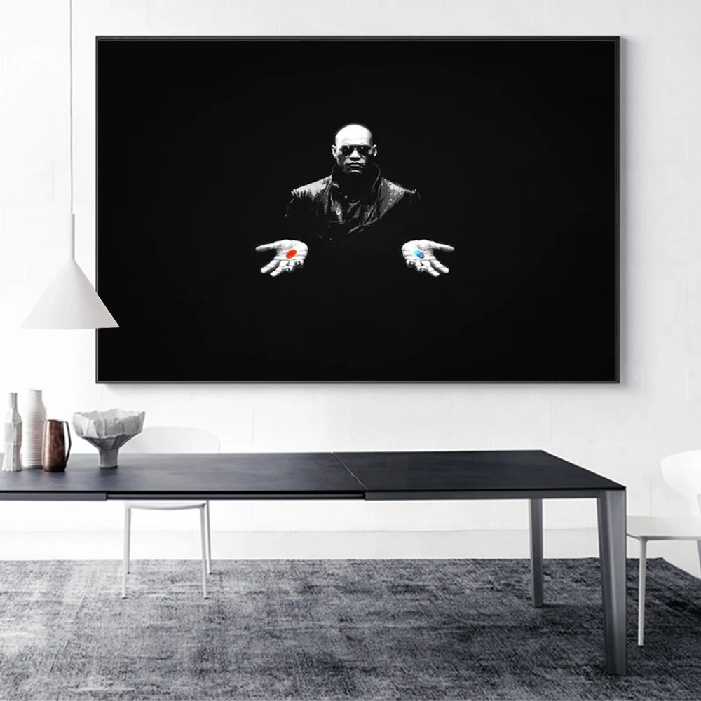 

The Matrix Red Pill And Blue Pill Choose Your Life Canvas Print Home Decor Painting Poster Modern Wall Art Christmas Gift