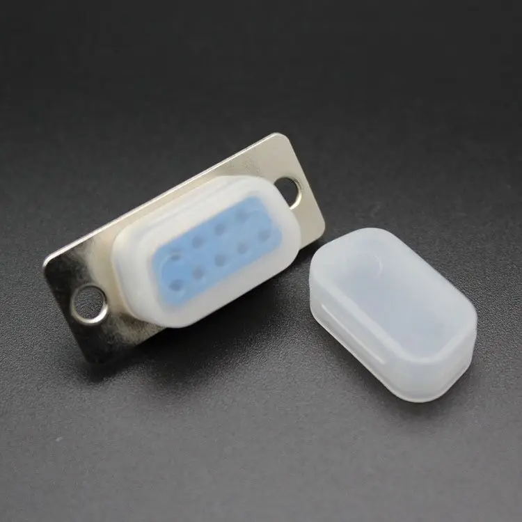 DB15 / DB9 VGA  male protection dust cap for computer screen Digital HD cable  / plug / cover / set  free shipping 100PCS