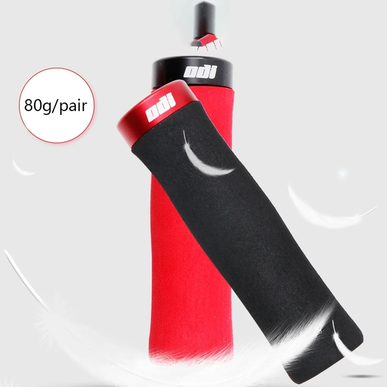 ODI MTB Fahrrad Lenker Griffe Mountainbike Schwamm Grip Radfahren 2,2 cm Griff Bar Abdeckung Abschließbare Anti-slip Fahrrad zubehör – Detail 3