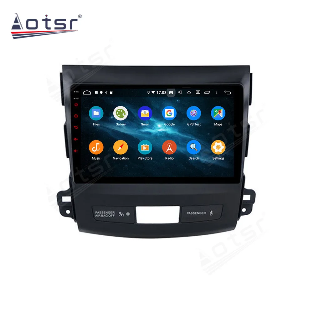 2 Din Auto Stereo Android 11 For Mitsubishi Outlander 2007 2008 2009 2010 2011 2012 2013 GPS Radio Receiver Recorder Head Unit