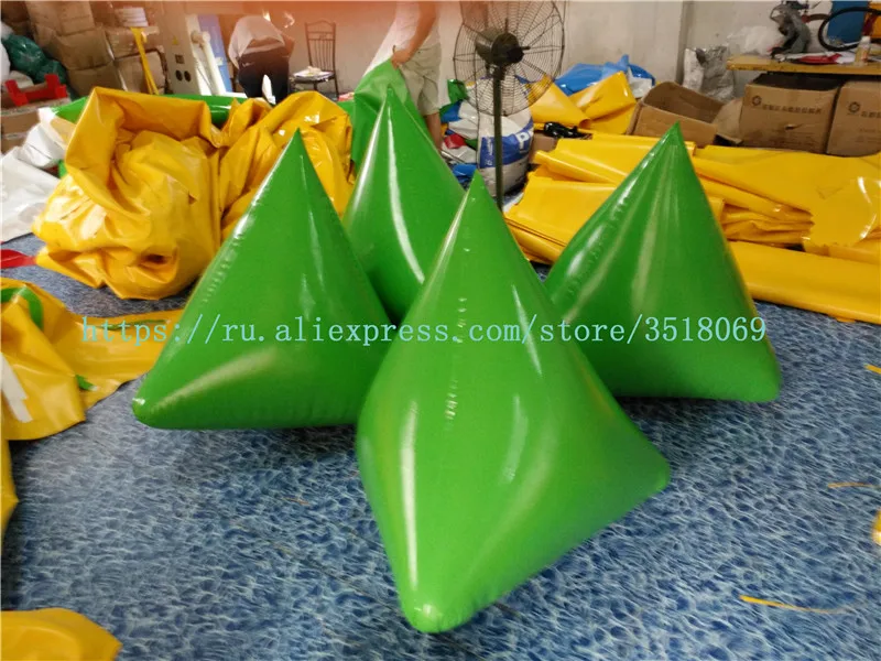 Sale of water sports inflatable buoys, water advertising buoys, water sports competition logo inflatable triangle buoys