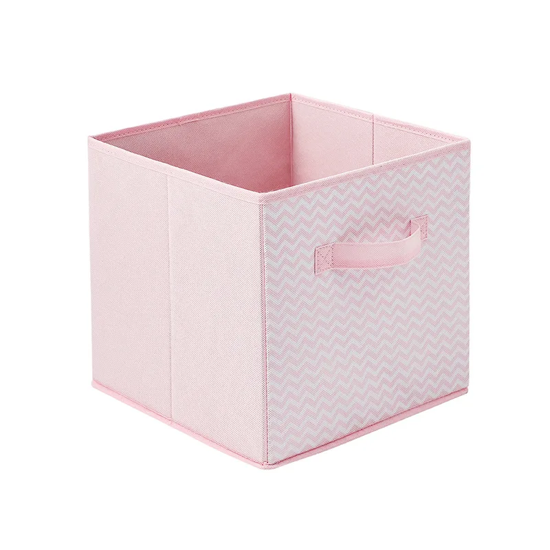 

Cube Folding Fabric Storage Basket Closet Organizador Clothes Storage Boxes Home Office Shelf Organizers For Kids Toys Organizer