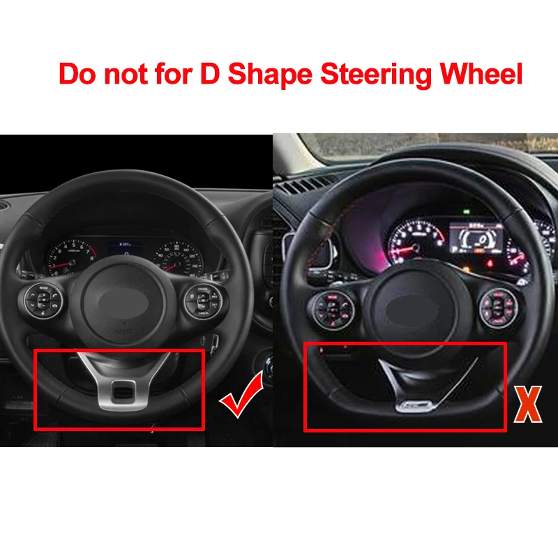 Car Steering Wheel Cover Wrap Braid For Kia Carens Sorento 2002 - 2020 Soul 2009-2020 Stinger 2017-2020 Round Steering Wheel