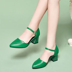 Cresfimix Women Classic High Quality Pointed Toe Green High Heel Shoes Lady Sexy Party Night Club Pumps Tacones Mujer B5515