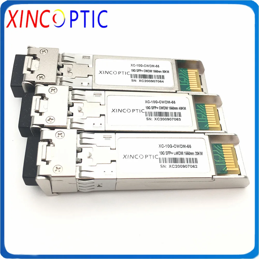 

10G 1550nm CWDM SFP + 80KM LC Transcevier,10GBASE-ZR CW-SFP10G-ZR 1550nm оптический модуль ZR