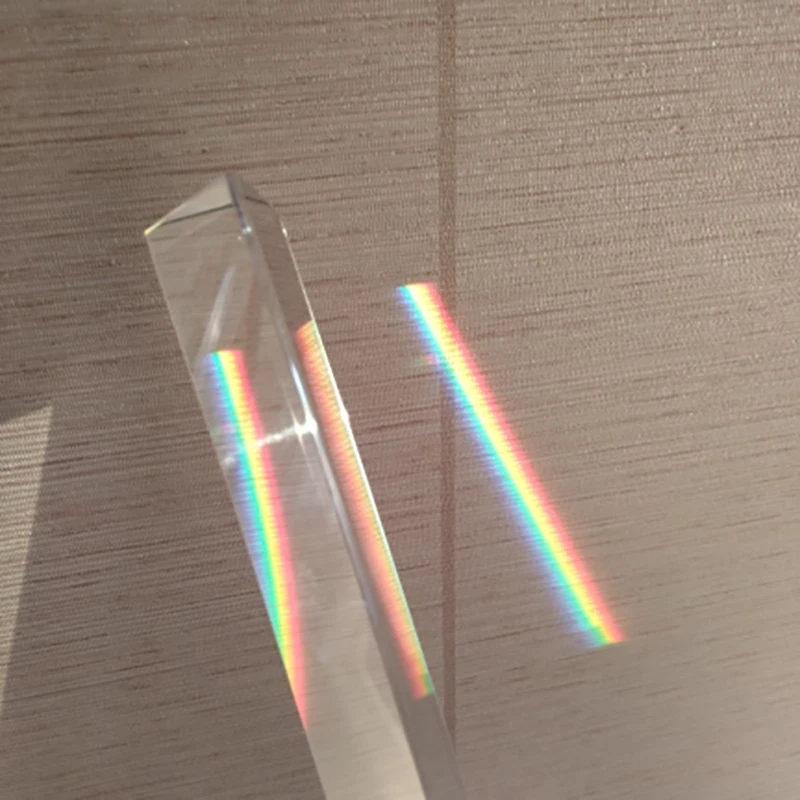 Rainbow Prism Photography Triangular Prisms for Photos Without Stand Glass Filters for Studio Shooting Photography Accessories