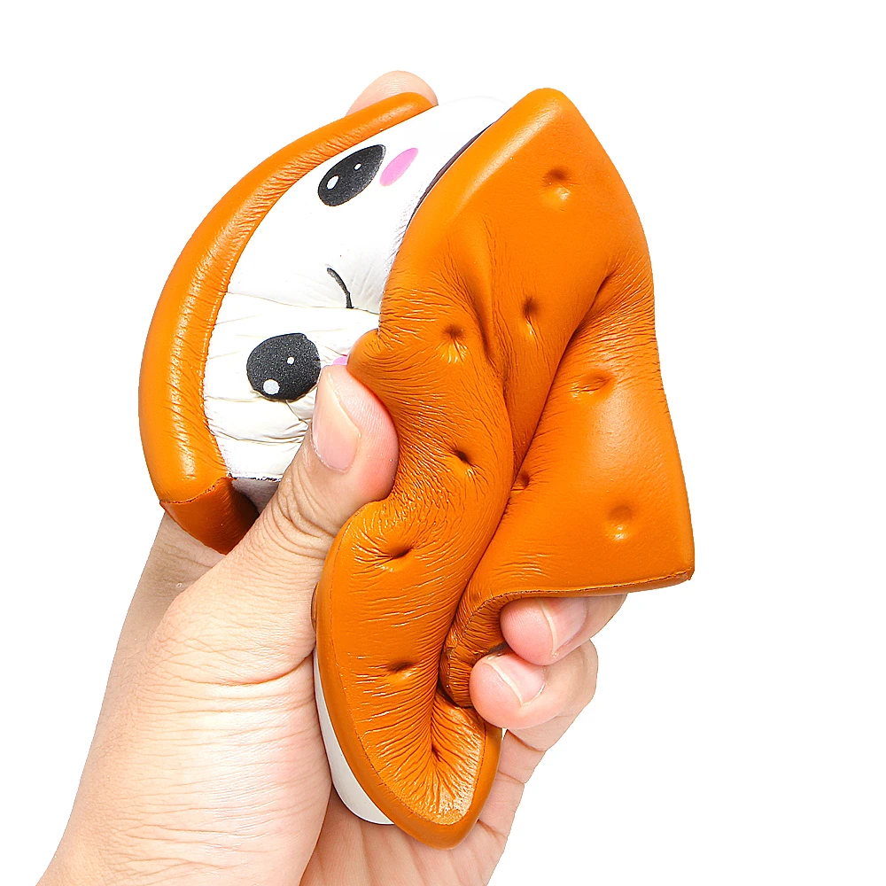 Juguete blando de rebote lento para niños, juguete sensorial blando y lindo para la curación de pasteles de Chocolate, con autismo divertido, galleta