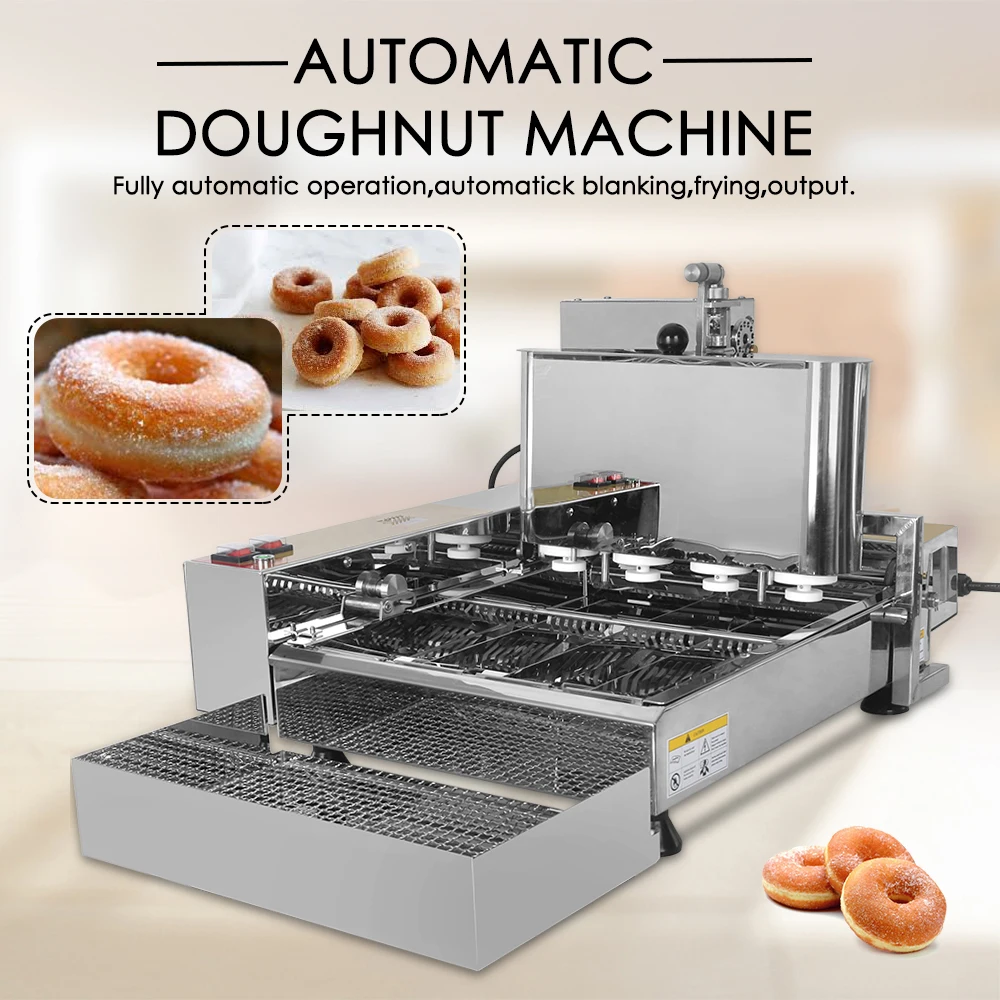 ITOP 2000W produkcja automatyczna Donut Maker komercyjne elektryczne urządzenie do pieczenia pączków ze stali nierdzewnej 6cm maszyna do donatów