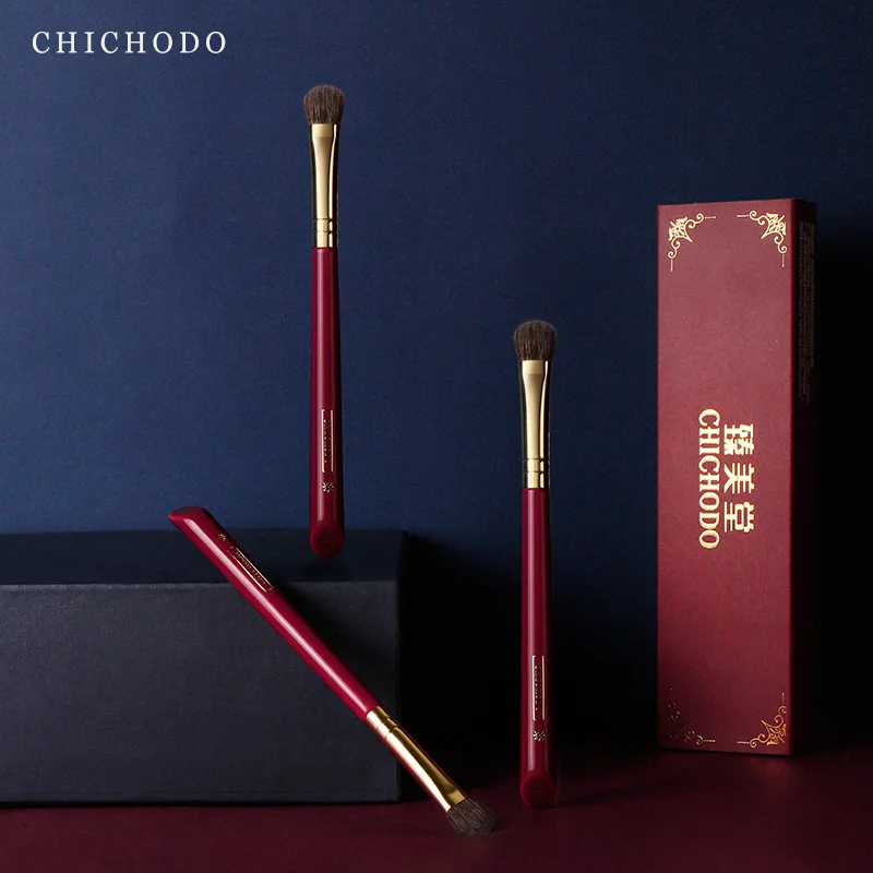 CHICHODO Makeup Brush-Luxurious Red Rose Series-High Quality Horse&Squirrel Hair Eyeshadow Brush-Natural Hair Cosmetic PenBeauty