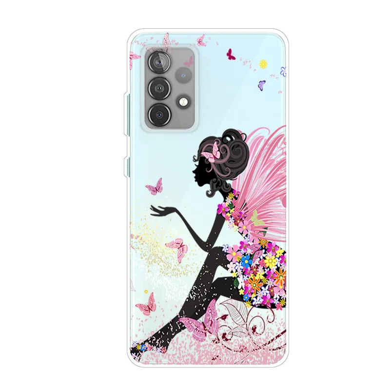 For Coque Samsung A52 5G Case Transparent Soft TPU silicon Phone Cover For Samsung Galaxy A72 M52 A52S 5G Case 4G Clear Funda