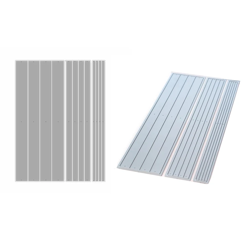 

New 3D Metal Cutting Dies and Scrapbooking For Paper Making Gradient Rectangle Background Embossing Card Frame Craft