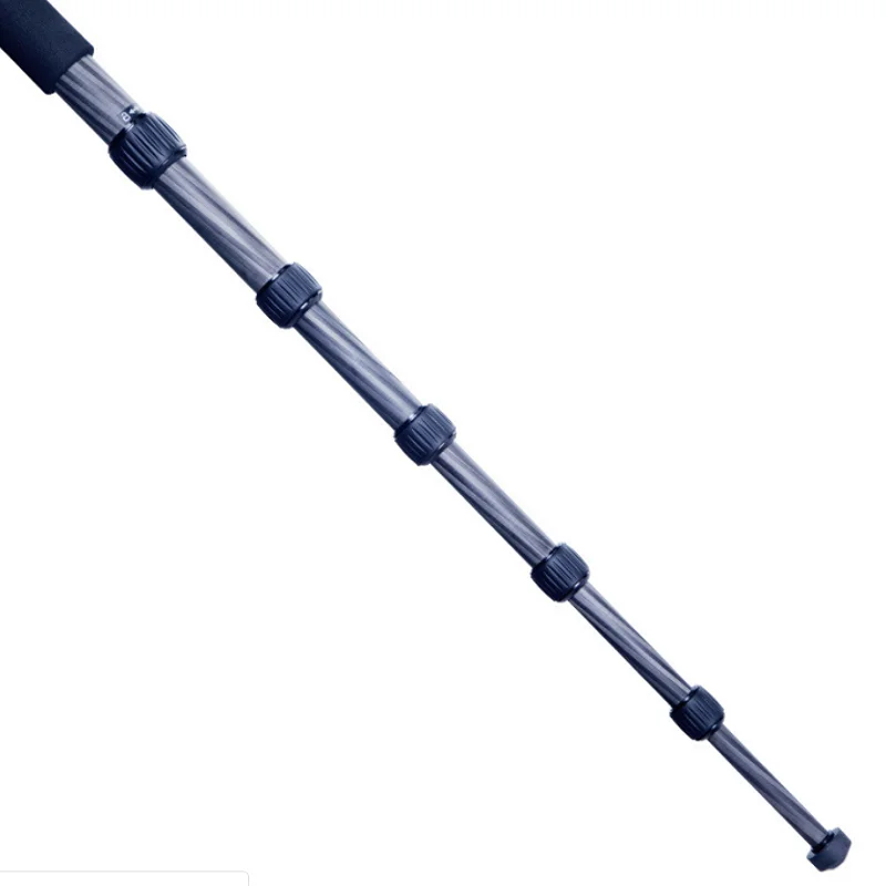 Manbily C-555 multifunzionale conveniente in fibra di carbonio fotografia monopiede DSLR supporto leggero per fotocamera 155cm Alpenstock