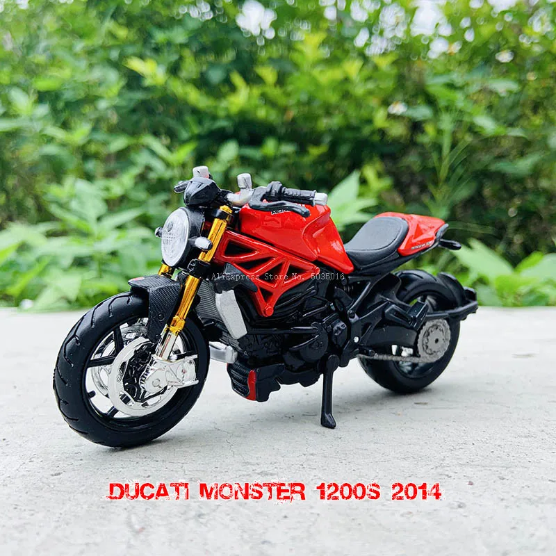 Maisto 1:18 16 styles Ducati Monster 1200S 2014 original authorized simulation alloy motorcycle model toy car gift collection