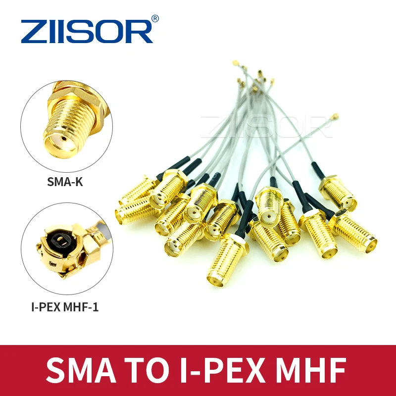 Antenna Extended Feeder with Adapter SMA Female to IPEX IPX Connector Extensible CableI-PEX MHF Extension Wire