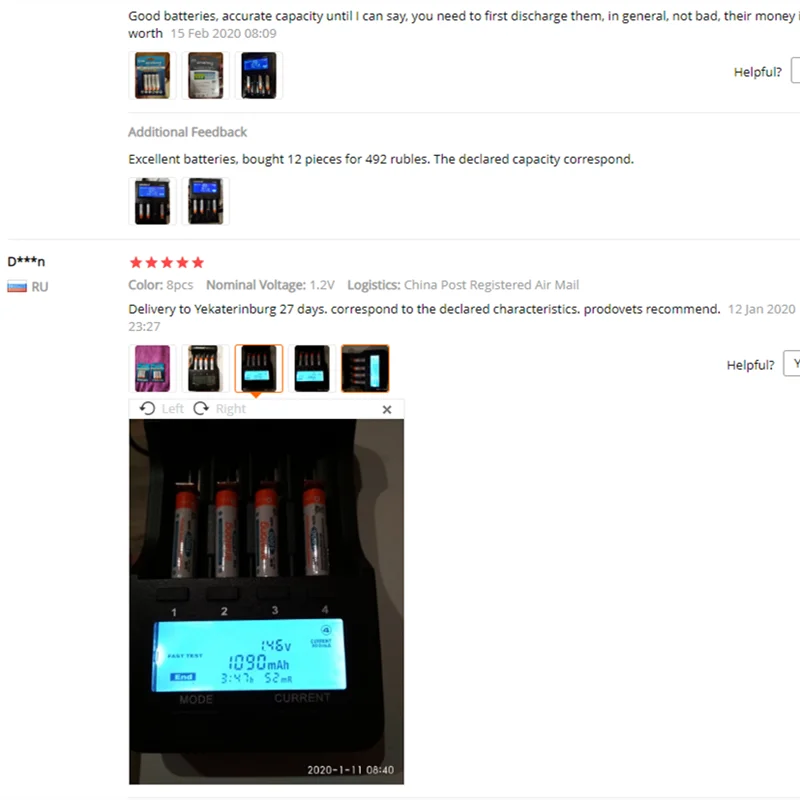 Analong 1.2V AAA 3A NIMH 1000Mah แบตเตอรี่ AAA Aaa Batteria แบตเตอรี่ Ni-MH แบตเตอรี่ชาร์จ