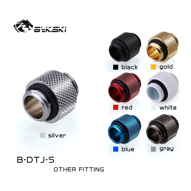 

Bykski B-DTJ-S PC water cooling fittings G1/4' male to Male dual external thread tube connection water cooler adapter