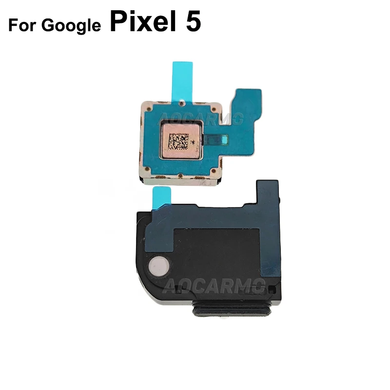 Aocarmo For Google Pixel 5 Top Earpiece Ear Speaker Bottom Loudspeaker Buzzer Ringer Flex Cable Replacement Parts