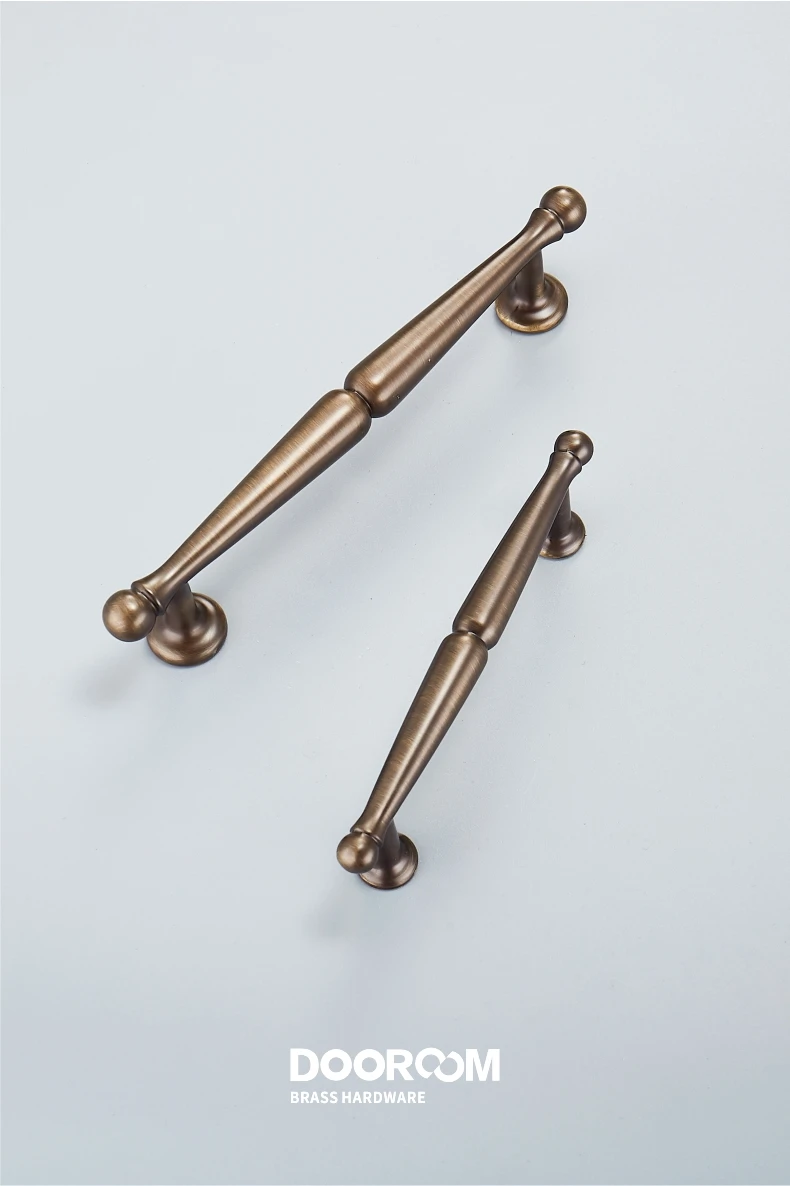Dooroom Messing-Möbelgriff im amerikanischen Landhausstil, europäischer Stil, Schrank-, Schminktisch- und Schubladenknopf, Großhandel verfügbar – Detail 4