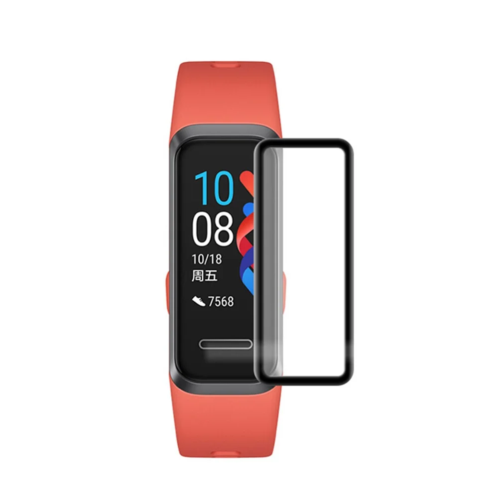 Pellicola protettiva morbida per Huawei Band 4 pellicola protettiva per schermo con bordo curvo 3D per Huawei Band 4 Pro HD Clear