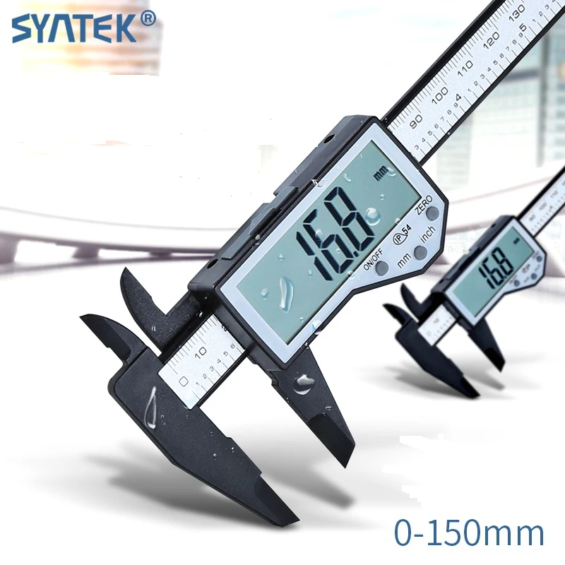 150mm IP54 Waterproof Digital Caliper Big LCD Display Vernier Caliper Measuring Tool Electronic Digital Caliper Micrometer Guage