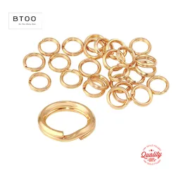 14K Gold Filled Open Double Loop Jump Rings for Making DIY Jewelry Findings