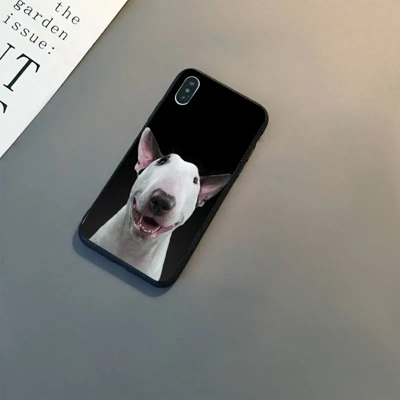 TOPLBPCS bullterrier bull terrier dog Phone Case For iPhone 11 8 7 6 6S 7 plus 8 plus X XS MAX 5 5S XR 12 Pro max se 2020 Case