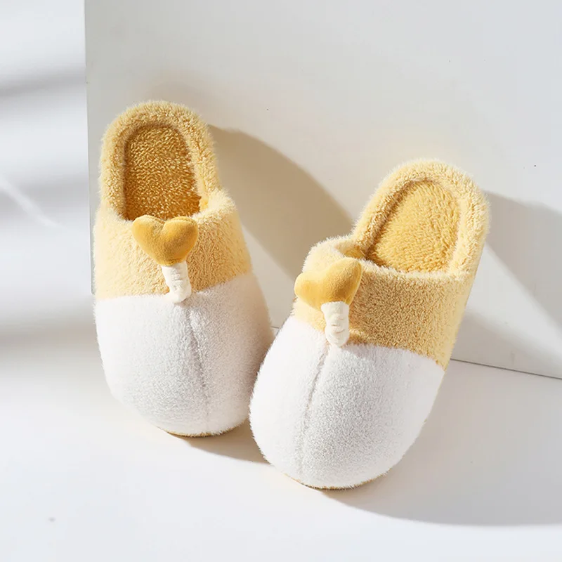 New Autumn and Winter Fashion Trend Cotton Slippers Female Cute Warm Thickening Indoor Home Explosion Models Women's Shoes