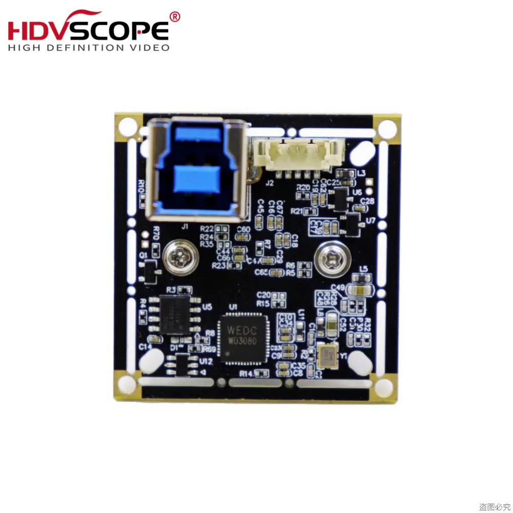 USB3.0 Monochrome 2.0MP Global shutter B/W 180fps 1600x1200 High speed Camera Module pcb board 3.6mm Lens