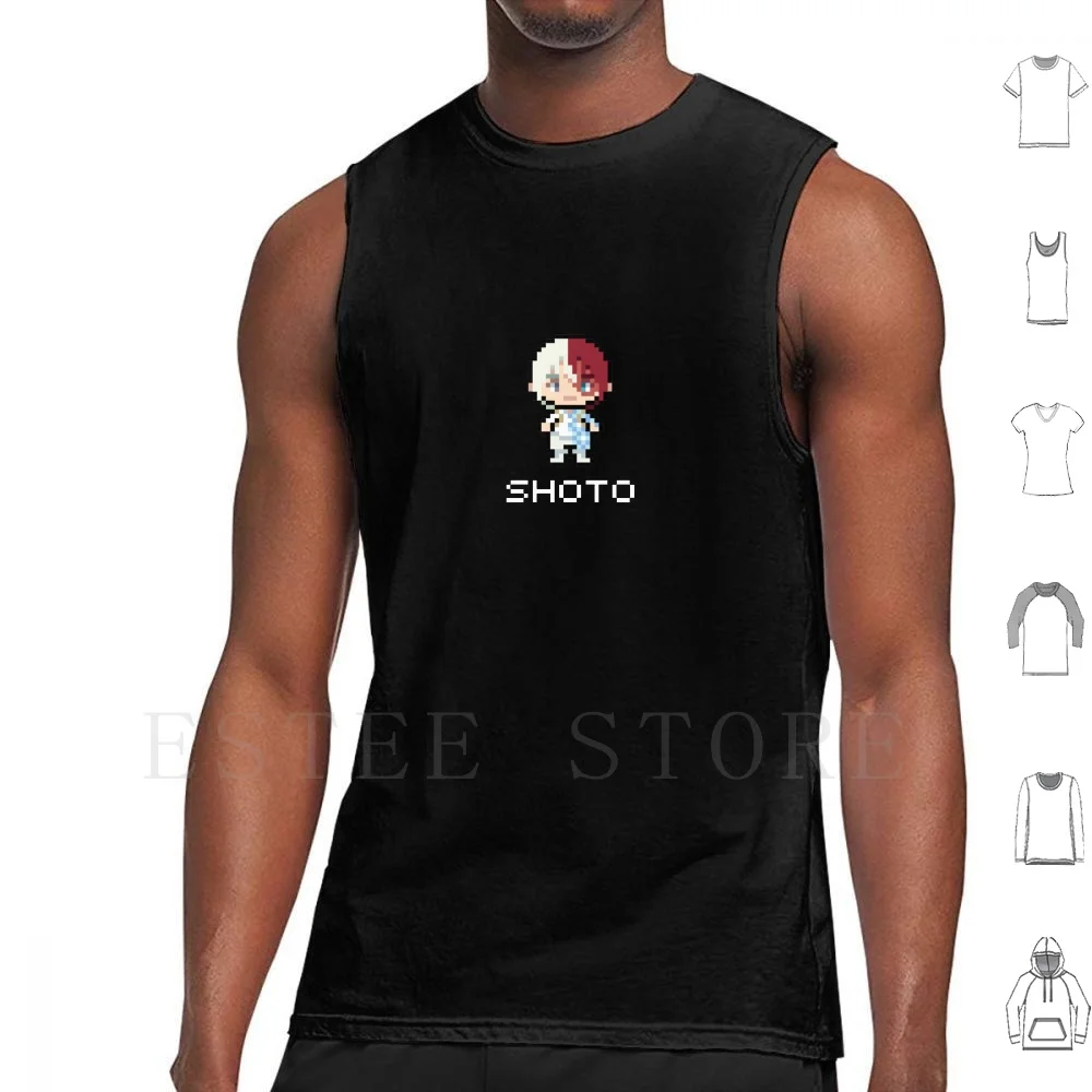 

Shoto Tank Tops Vest Cotton Boku No Hero Academia Bnha Mha Shoto Todoroki Shoto Todoroki Anime