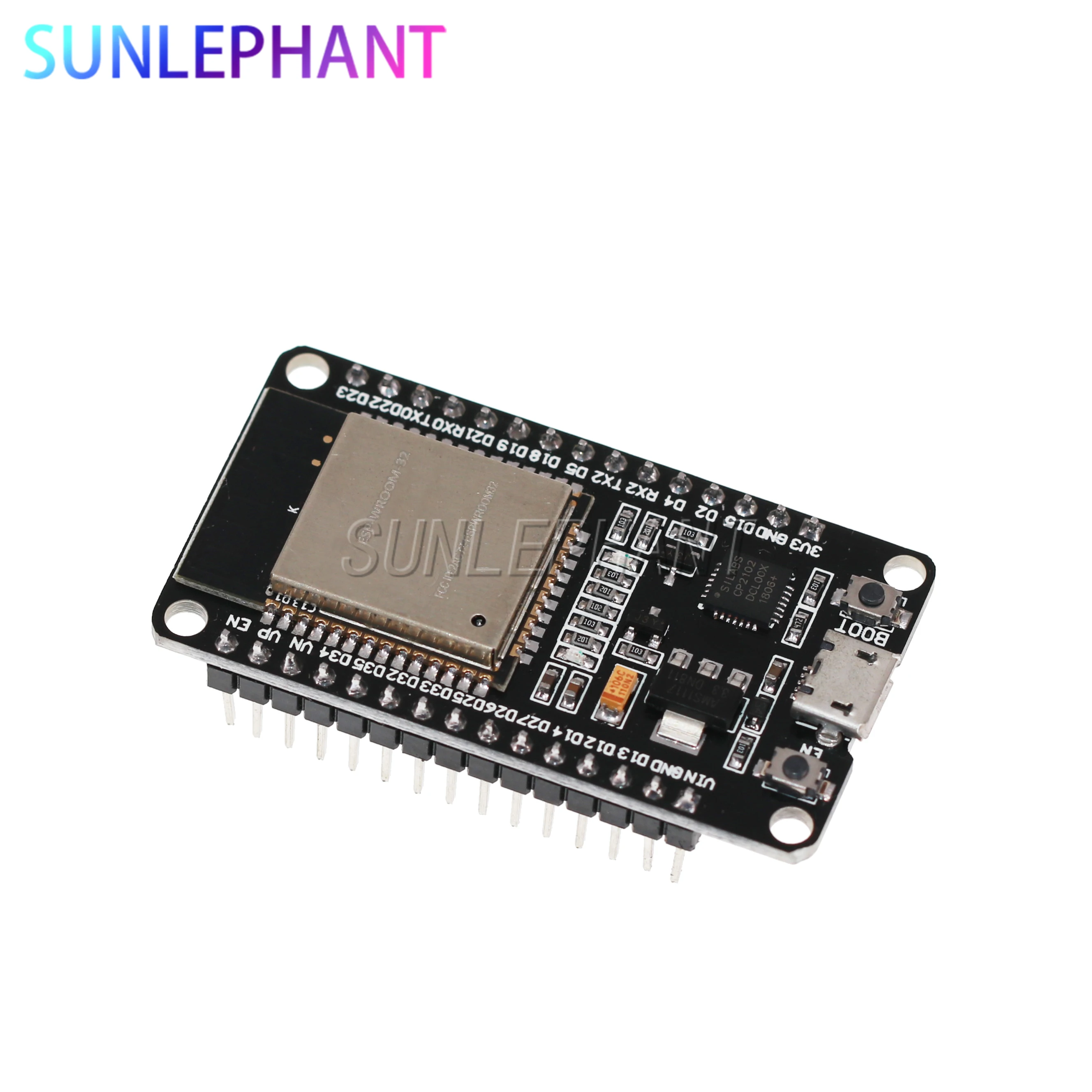 ESP-32S ESP-WROOM-32 ESP32 ESP-32 وحدة المعالجة المركزية بلوتوث وواي فاي ثنائية النواة مع استهلاك منخفض للطاقة MCU ESP-32 #1