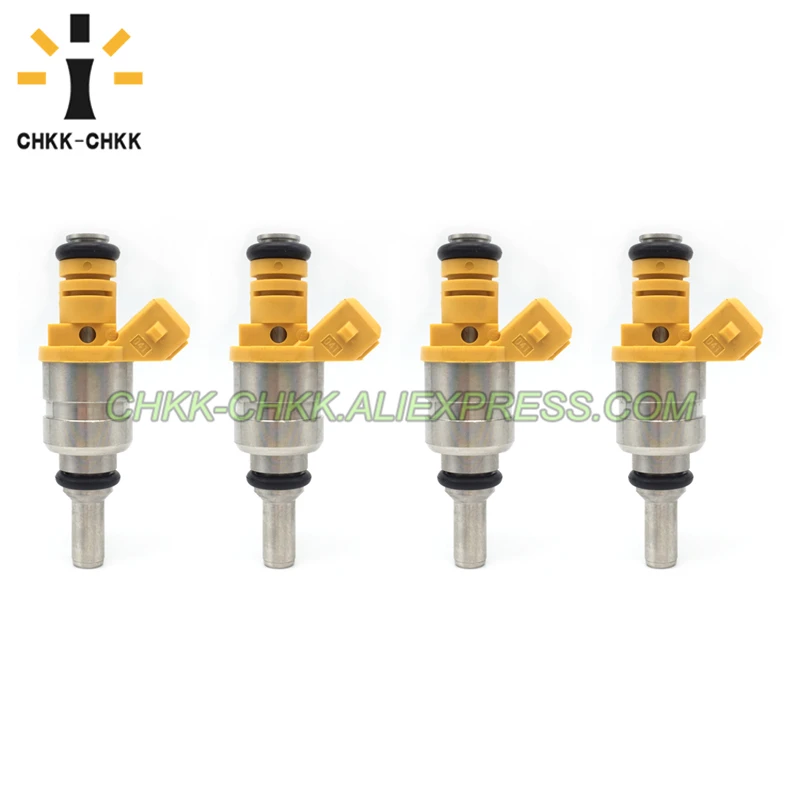 CHKK-CHKK 4x 0K30E13250 842-12272 FJ640 Fuel Injector For KIA RIO 2001~2005 1.5L L4