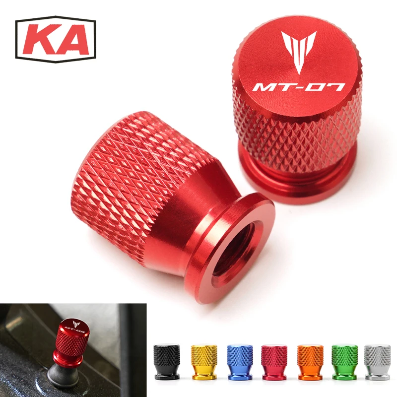 

For YAMAHA MT-07 Motorcycle CNC Wheel Tire Valve Air Port stem caps cover Accessories MT07 mt 07