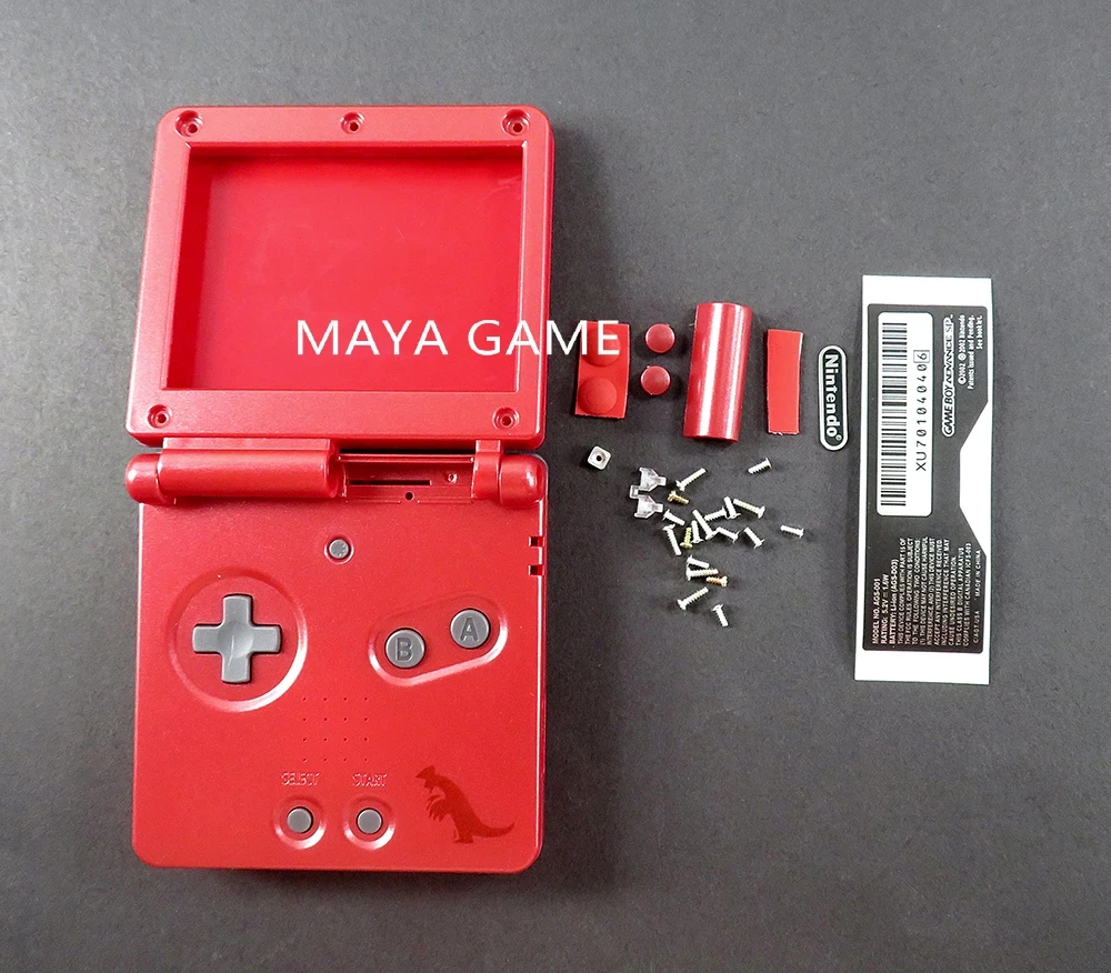 Toàn Bộ Nhà Ở Bao Repairt Phần Dành Cho Máy Nintendo GBA SP Dành Cho Gameboy Dán Dẫn Điện Dính Vít Nút