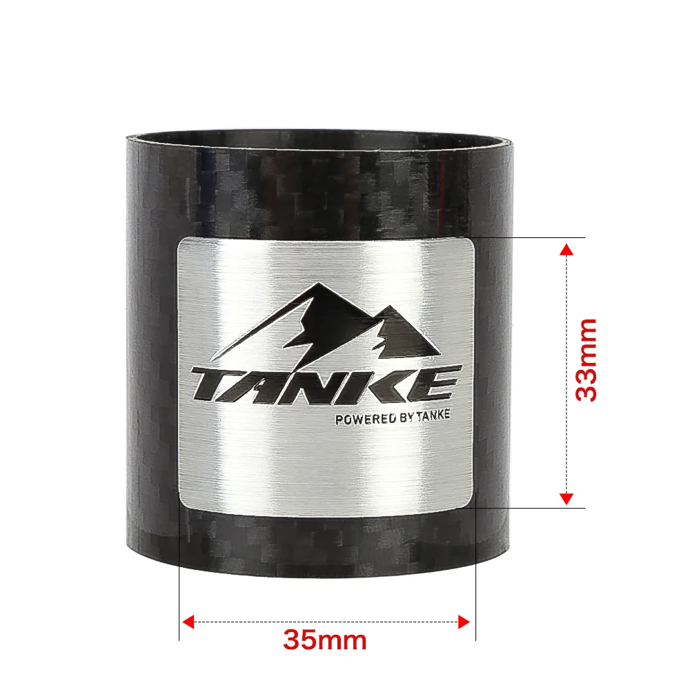 TANKE Bike Head Badge Decals Stickers BMX Folding MTB Bicycle Front Frame fork protect Sticker Scooter Aluminum Alloy Cycling