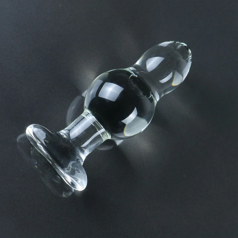 45-70mm Super Big Gourd Glass Anal Plug Prostate Massage Anal Ball Huge Glass Butt Plug Dilatador Anal Sex Toys For Couples