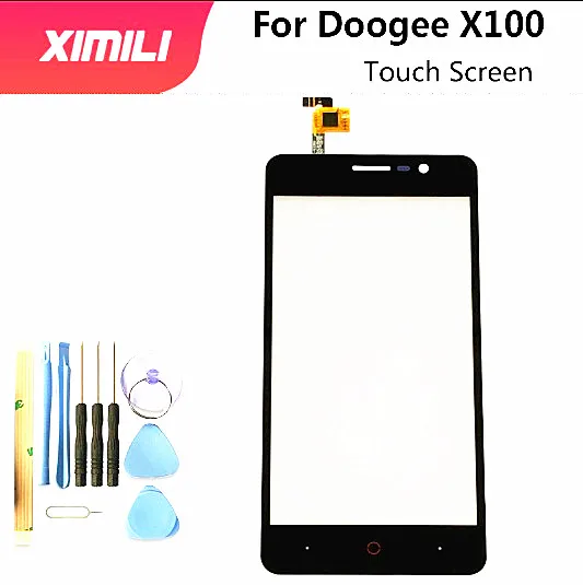 

5.0 inch original For Doogee X100 Touch Screen Digitizer Panel Front Glass Lens Sensor For Doogee x100 TouchScreen+Tools