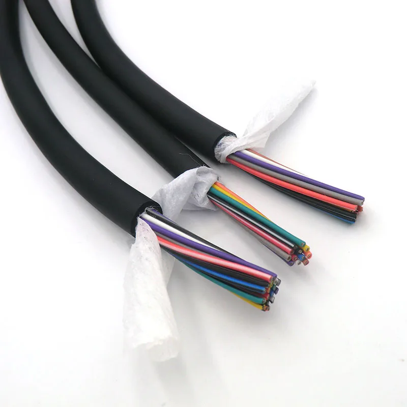 20 Core Cable Flexible Control Wire 0.14,0.2,0.3mm² 26awg,24awg,22awg,Tinned copper Softer than 2464 cable 5m