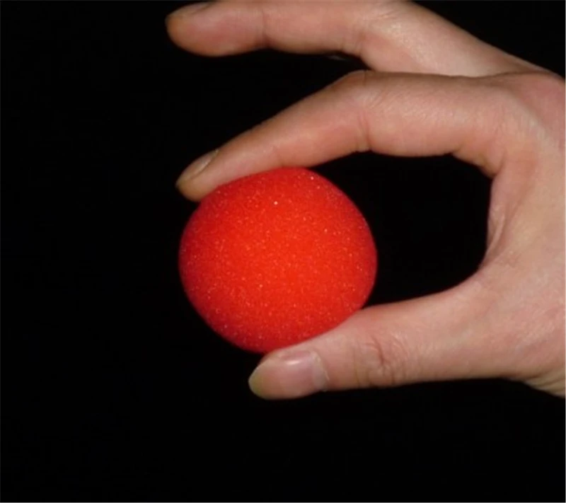 10PCS 4.5cm Finger Sponge Ball ( Red Yellow Blue ) Magic Tricks Classical Magician Illusion Comedy Close-Up Stage Card Magic Acc