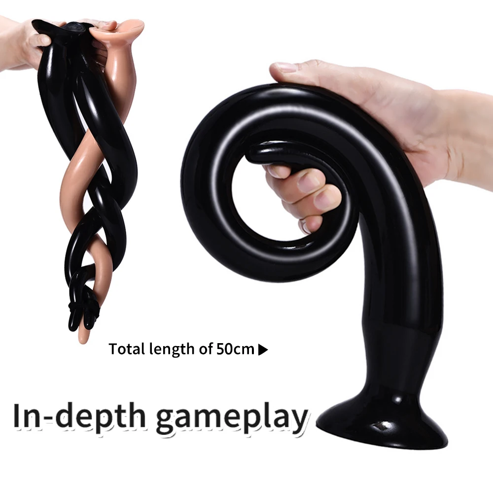 XL Super Long Dildo Vagina Plug Long Anal Dildo Butt Plug Erotic Adult Sex Toy For Women Men Anus Dilator Anal Plug Expander