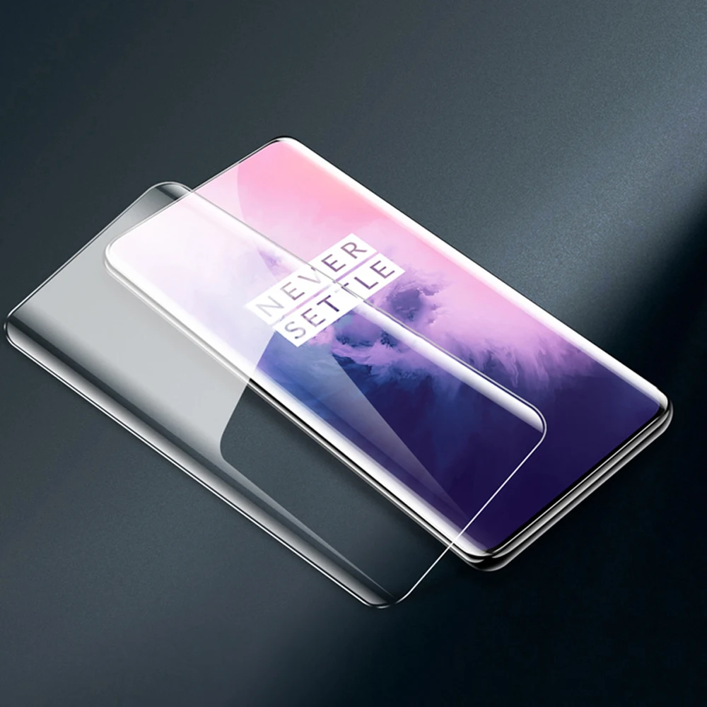 2Pcs cover tempered glass for oneplus 6 6t 7 7t 8 pro phone screen protector for oneplus Z protective film on glass smartphone