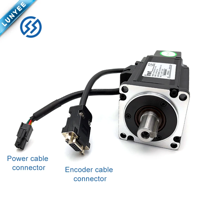 2.4Nm 750W 3000rpm 17 Bit Ac Servo Motor With Ethercat  Drive