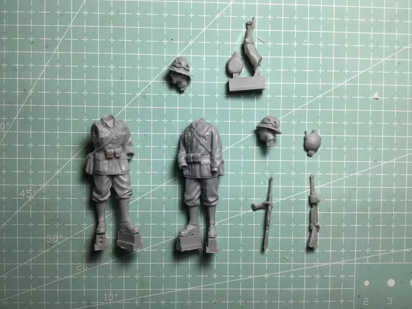 1/35 Resin Model Figure GK， Unassembled and unpainted kit