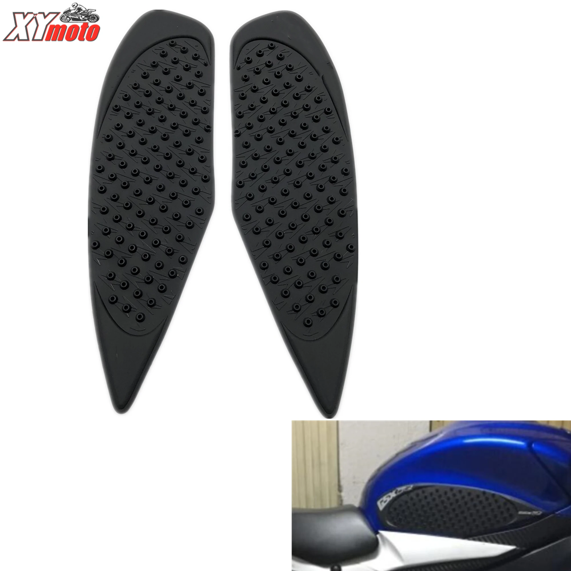 Motorcycle Tank Pad Grips Sticker For Suzuki GSXR 600 750 K8 K9 2008 2009 2010 Side Anti slip 3M Decal GSX R 600/750 08-10