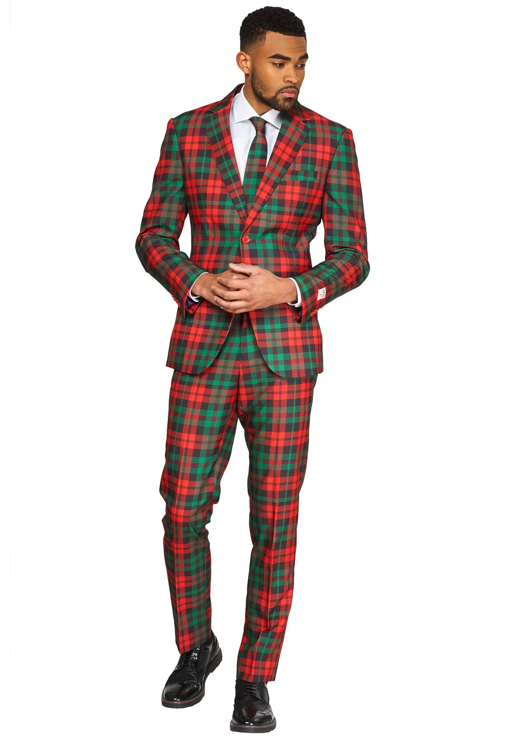 Plaid Mens Suits 2 Piece Peaky Blinder Classic Slim Fit Costume Vintage Suit Jacket Pants Customize African Wedding Tuxedos