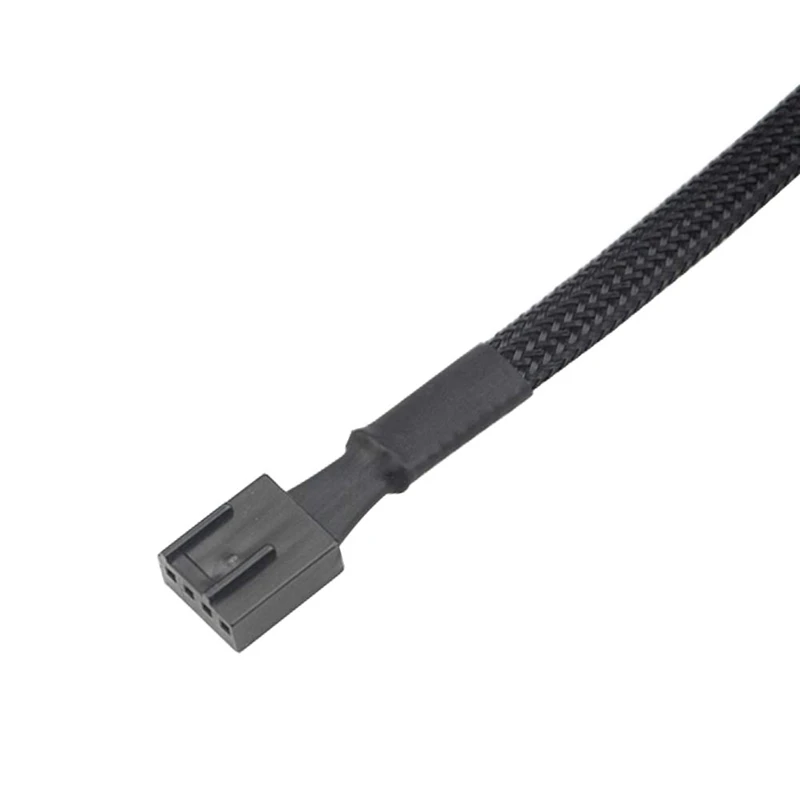 10 Uds 4 Pin ventilador PWM de extensión conector de Cable de alimentación caso macho a hembra extender Cables Compatible con 4 Pin/ventilador 3 Pin