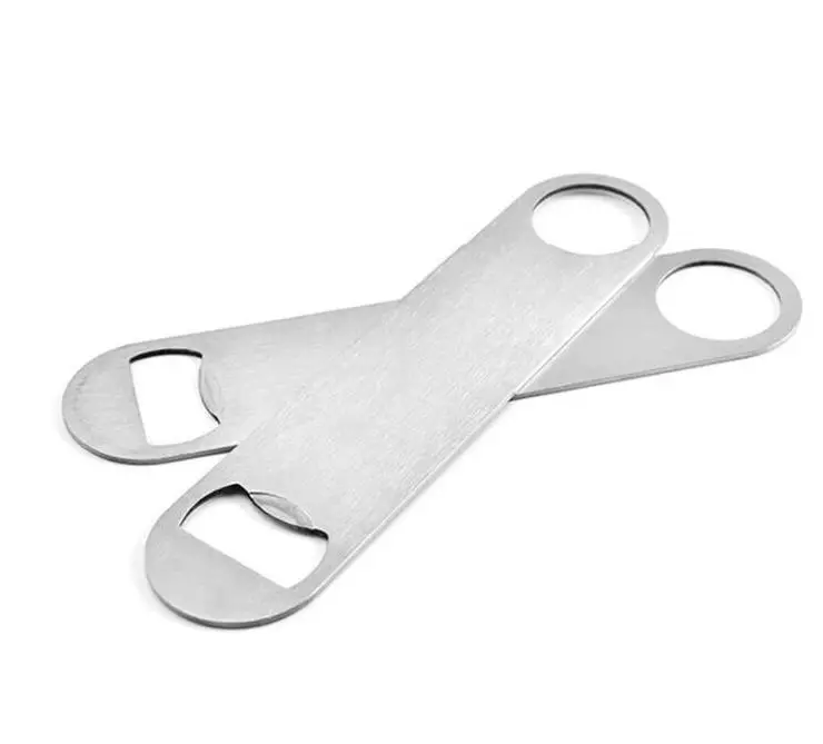 جديد التسامي فارغة فتاحة الزجاجات البيضاء المواد الاستهلاكية نقل الساخن الطباعة الفولاذ المقاوم للصدأ مادة فارغة 178*40*1.8 مللي متر ni176