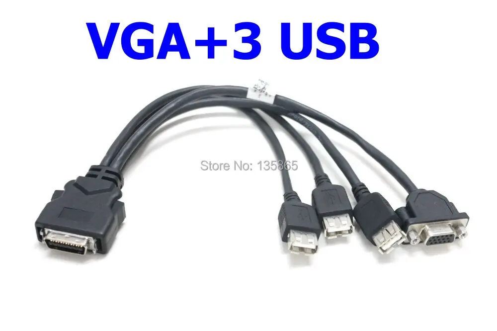 Original High-density multi-function cable VGA port USB port for Huawei E6000 blade server