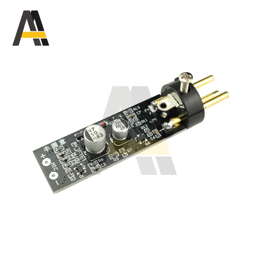 48V Audio Amplifier Board Phantom Power Electret Condenser Microphone Amplifier Board for Sing Recording Conference Speech