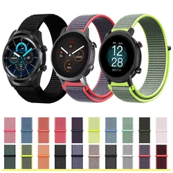 Loop Nylon Woven Strap For TicWatch Pro 3 ProX GTX Sport Breathable Bracelet For Ticwatch E3 E 2 S2 Adjustable Smart Watch Bands