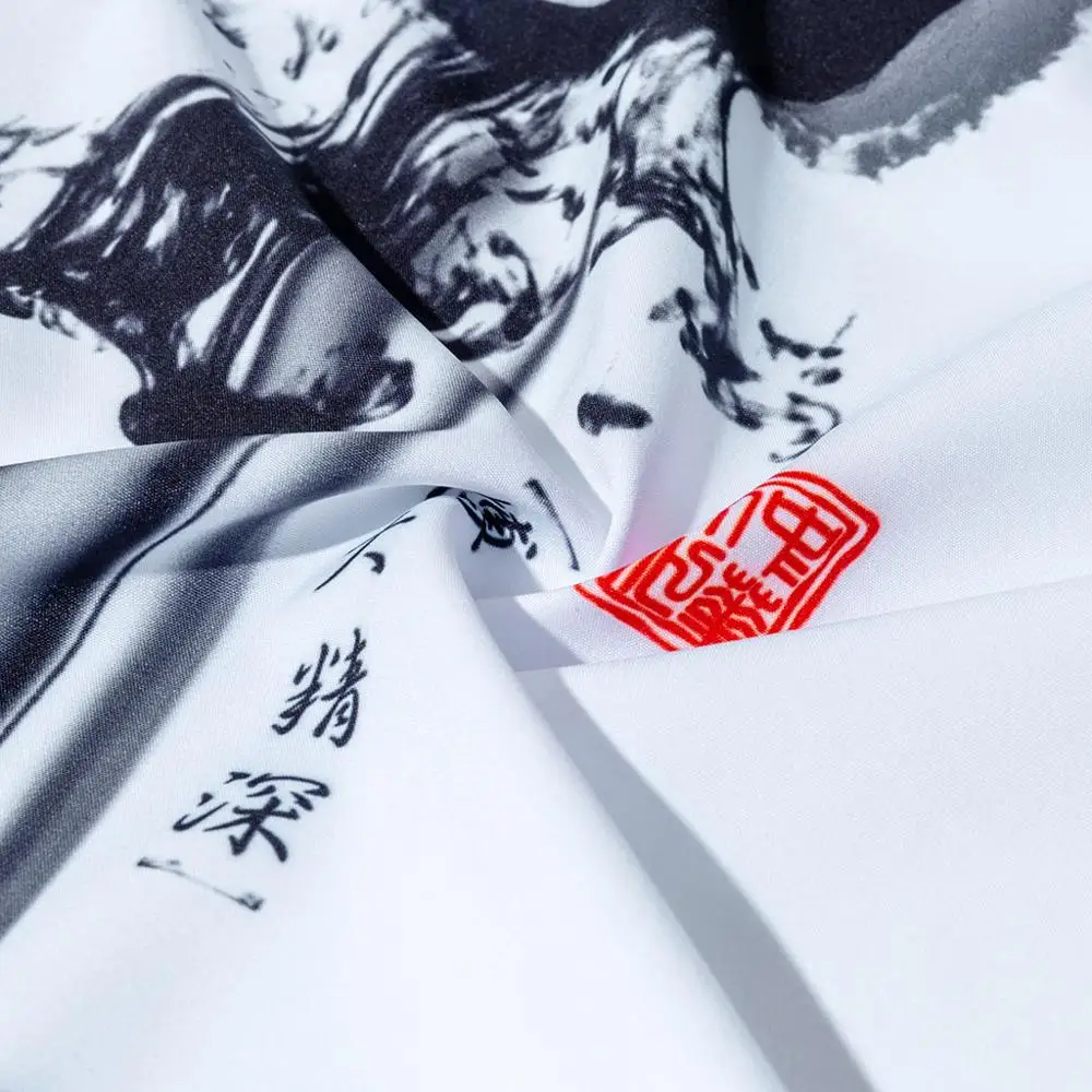 Zomer Gedrukt Witte Mannelijke Yukata Haor Japanse Mannen Kimono Vest Samurai Kostuum Kleding Jasje Shirt